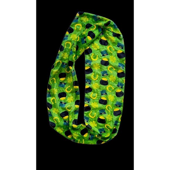 Retro Infinity St Patrick's Scarf Pot of Gold Parade Irish Party 34 L x … - Picture 8 of 12
